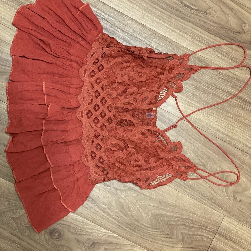 Rust orange top